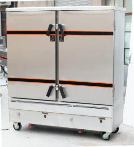 Quality Energy-Saving Commercial Gas Food Steamer DMD-R-12 With Door , Stainless Steel wholesale