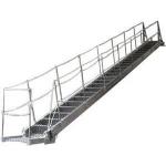 Fixed Inclined Steel / Aluminum Alloy Marine Boarding Ladder Accommodation