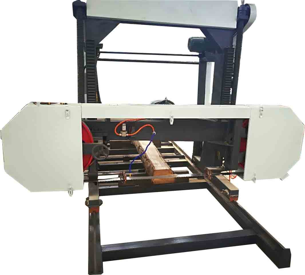 Horizontal band saw machine for wood cutting,portable saw mill,wood working machine