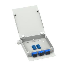Quality 12 Cores SC UPC Fiber Optic Terminal Box for FTTX Network Made of Cold Rolled Steel wholesale