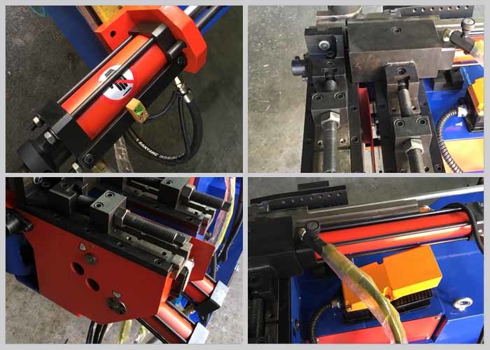 Aluminum PipeHydraulic Pipe Bending Machine DW38NC 4KW Low Power Construction