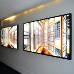 Square Outdoor Led Advertising Light Box Signage