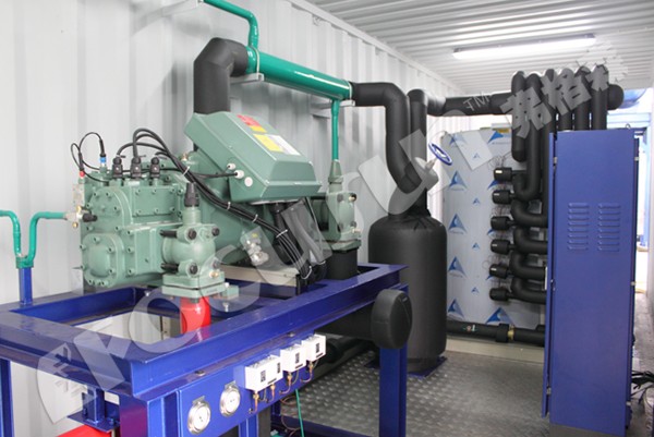 2200 KG Flake Ice Machine for Meat Production Ammonia Flake Ice Plant Food Beverage