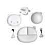 Buy cheap 6pcs Silicone Baby Feeding Set Kitten Shape BPA Free Suction Bowls And Plates from wholesalers