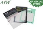 Top Zipper Pet Food Bag Packing Fishing Baits / Spinners With Clear Window