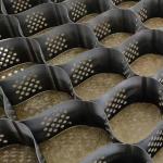 HDPE Retaining Wall Geocell For Road Construction With ISO CE Certificate