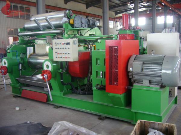 Emergency brake High Security Electric Open Mill For Rubber Two Roll 560 x