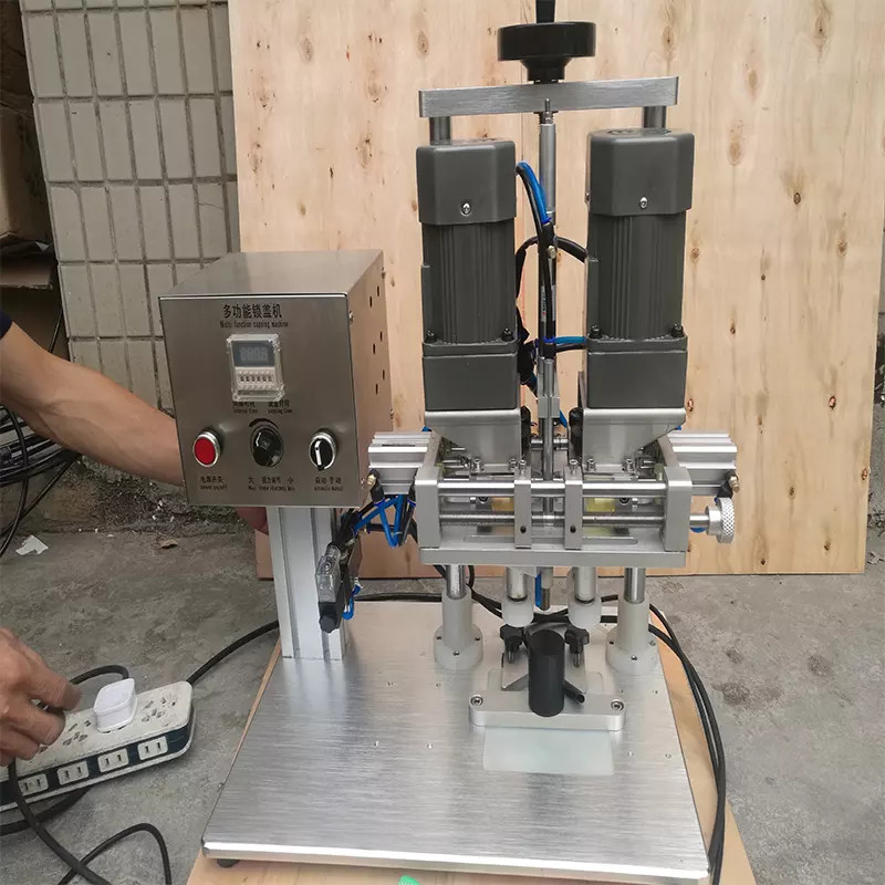 Rustproof 60W Screw Capping Machine Multipurpose For Bottles