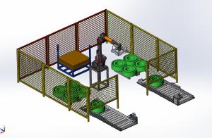 Quality PET strapping winder winding machine with automatic Palletizing System wholesale