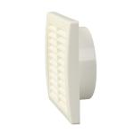 Square Hotel ABS Plastic Ceiling Wall Mount Exhaust Fan Outlet Inlet Air Duct