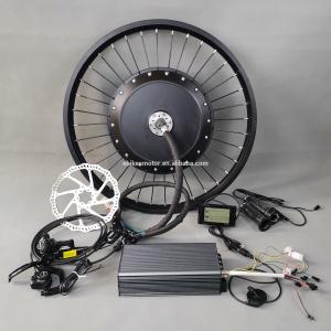 Quality HOT SALE SINE WAVE Controller 48v 1500w electric bike conversion kit brushless motor speed 45km/h wholesale
