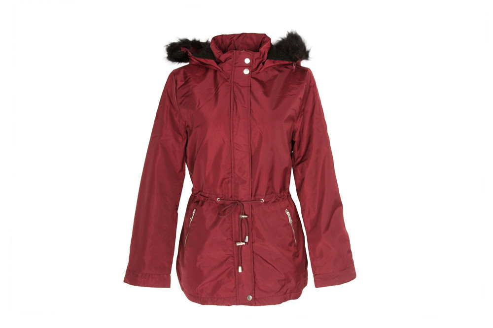 Stockpapa 99% Polyester Ladies Warm Parka Coat