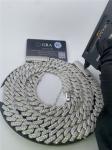 Flawless Moissanite Hip Hop Chains Custom Stamped American Diamond Necklace