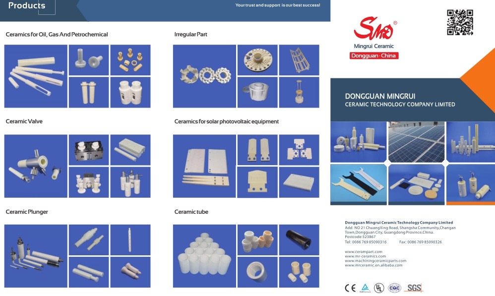 High Temperature Machinable Ceramic Blocks Zirconia Positioning Ceramic Connector