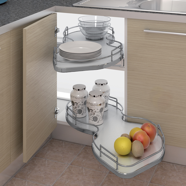 Lacquer Surface Treatment Wooden Cabinets for Customized Veneer Color Kitchen Furniture