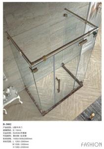 Quality shower enclosure shower glass,shower door E-3002 wholesale