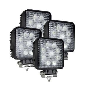 Quality 4PCS Square LED Flood Work Lights IP67 2160lm Black Housing wholesale