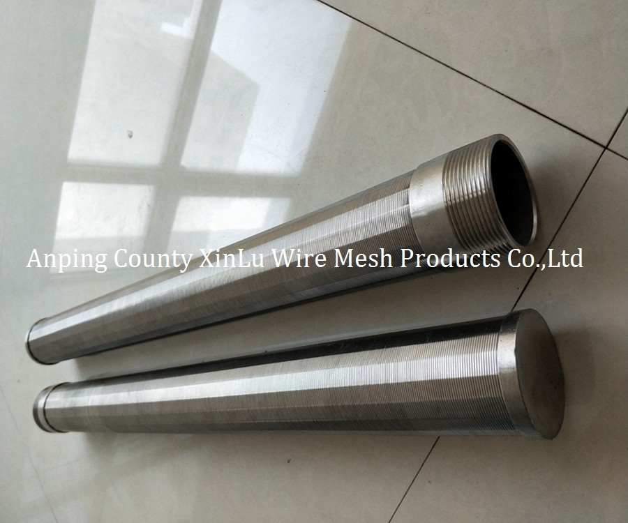 Candle Stainless Steel Filter Cartridge Electropolished V Wire Screen 25 - 108mm Dia