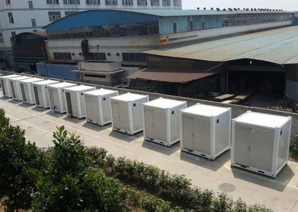 Cheap Easy Assembled Mobile Toilet Container , Mobile Container House Color Customized for sale