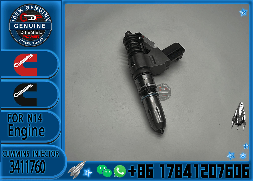 Common Rail Fuel Injector 4307795 3411767 3411759 3411381 For Cummins QSN14 N14 Engine