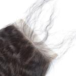 Hair Peruvian 4x4 Lace Closure Free Parting Human Hair Closure Natural Black