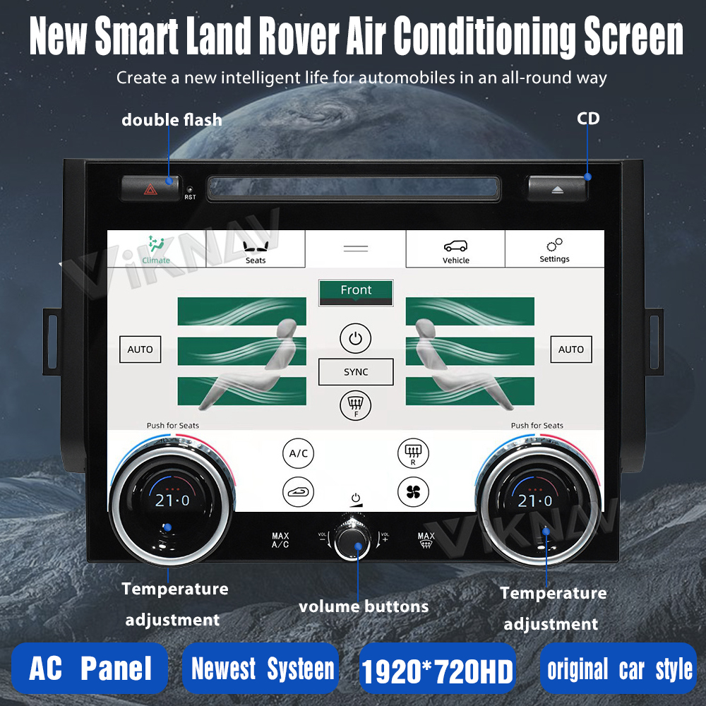 Android 13.0 head unit For Land Rover Range Rover Sport L494 2013-2017 touch screen climate control car stereo with AC