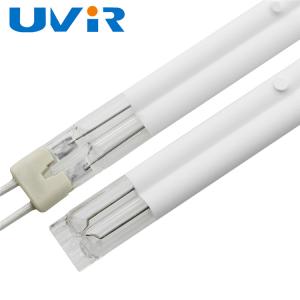 Quality White Quartz Twin Tube Infrared Lamps With 500mm Heat Efficiency wholesale