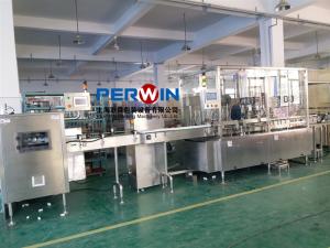 Quality Pushing On And Screw Type Spray Bottle Filling Production Line TUV Certification wholesale