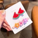 Diy Childrens Hair Accessories Fruit Shape Hair Grips Cartoon Baby For Girls