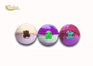 Quality Lemon Fizzy Kids Surprise Bath Bombs Organic Colorful Bubble Gift Set wholesale
