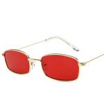 Vintage Rectangle Hot Sale Sunglasses Alloy Mirror Steampunk Women