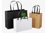 Recyclable Twist Handle Kraft Paper Shopping Bags Custom Printed Brown Color