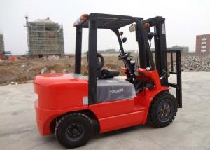 Quality Balance Weight Type Diesel Manual Forklift Truck With Triple Mast And Sideshift wholesale
