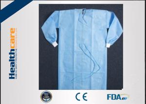 Quality Single Use Reinfoced 60g Disposable Patient Exam Gowns SMMMS wholesale