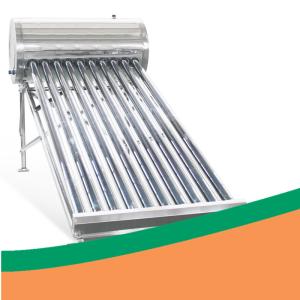 Quality Low Pressure 100L Stainless Steel Solar Water Heater INMETRO Certificate wholesale