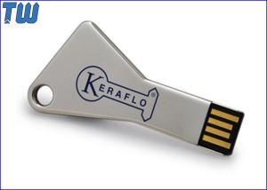 Quality Triangle Stainless Key Disk 8GB USB Pen Drives Free Cap Protection wholesale