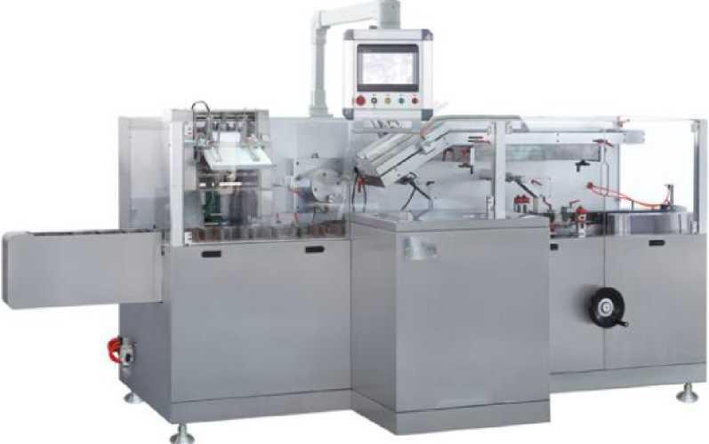 1 Fold Continuous Blister Box Cartoning Machine 180L/Min