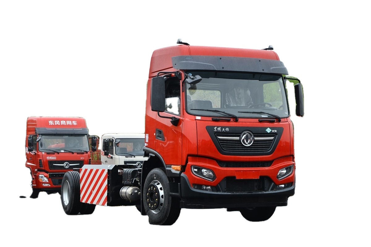 Dongfeng KR 220HP 4X2 LNG Cargo Truck FAST Gear Box and Half a Row Seat Rows for Best