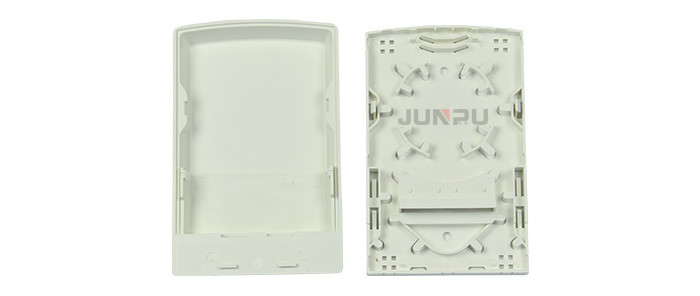 Dust Proof 2 Port Small Terminal Box Fiber Optic Wall Mounting With 2 SC APC