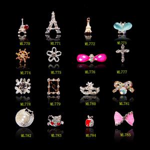 Quality Iron Tower Nail Art Decoration Alloy Jewelry Glitter Rhinestone ML770-785 wholesale