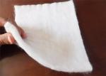 UV Resistance Polyester Filament Non Woven Geotextile Fabric White Color