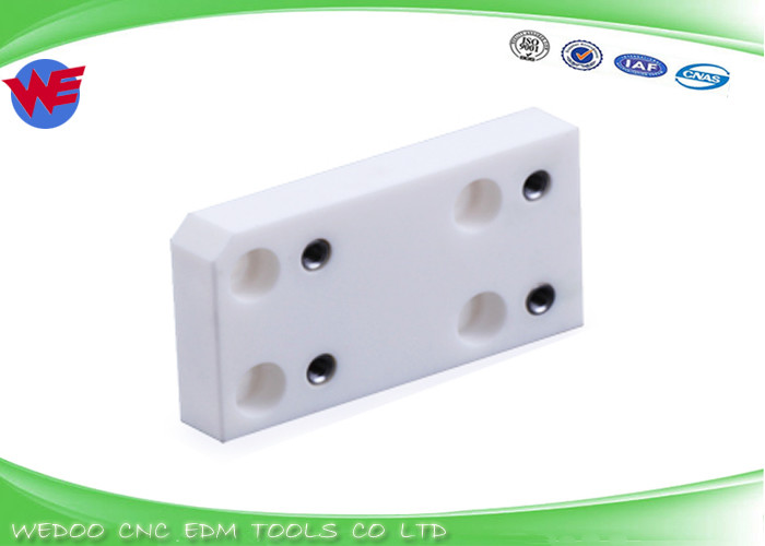 F303 A290-8032-X334 EDM Lower Isolator Plate Ceramic Material 73x39x12H