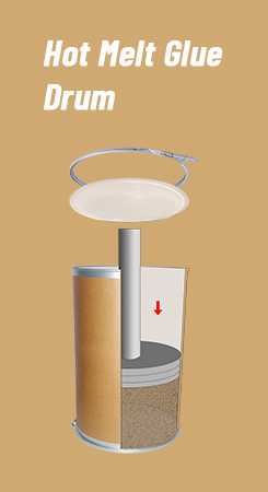 55 Gal High Release Paper Fiber Drum for Industrial Storage