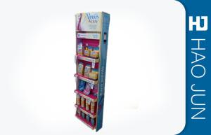 Quality Floor Standing Cardboard Display Stands For Cosmetics , Cardboard Presentation Boxes wholesale