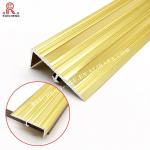Anti Slip Safety Aluminium Stair Nosing Edge Trim Polishing / Anodizing