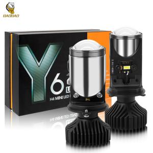 Quality Aluminum Y6 Mini H4 Super White Projector Lens LED Car Head Light Bulb wholesale