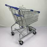 German Style 100L Convenience Retail Chain Supermarket Metal Trolley with 3