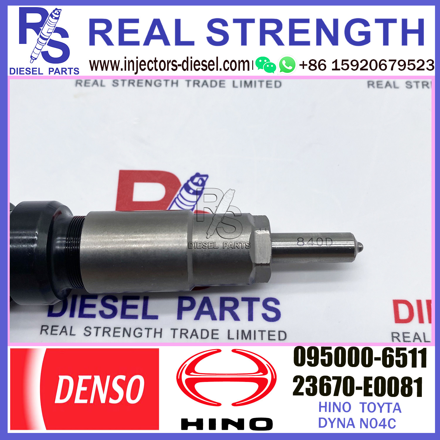 TOYOTA HINO Common Rail Diesel Injection 095000-6511 095000-6510 23670-79016