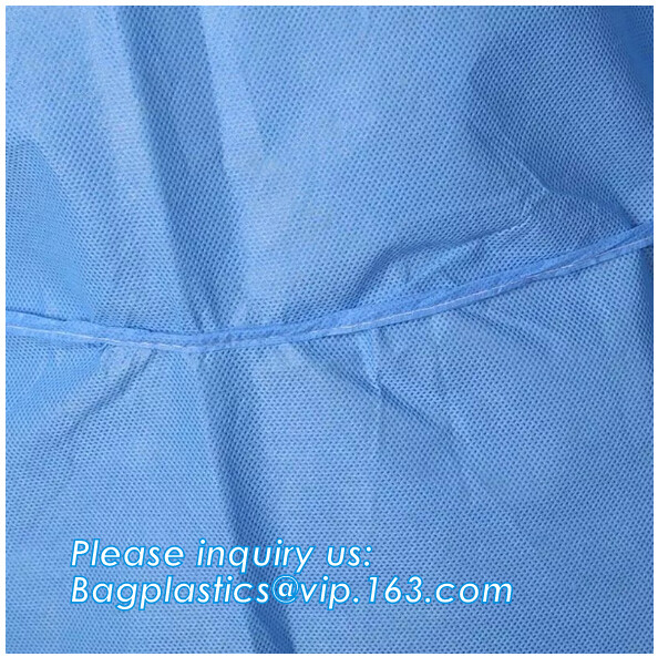 Children Patient Gown/Surgical Gown With Short Sleeve, Disposable Nonwoven Surgical Gown For Medical/Hospital nurse doc