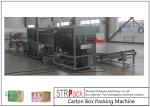 Bottle Carton Case Packer Machine For Lubricating Oil / Aerosol Products Filling